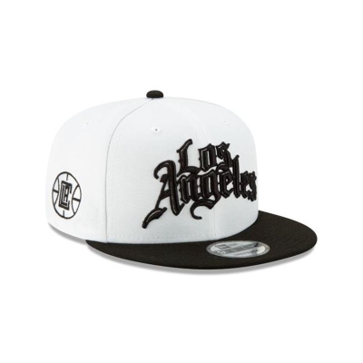 White Los Angeles Clippers Hat - New Era NBA 2019 NBA Authentics City Series 9FIFTY Snapback Caps USA9752016